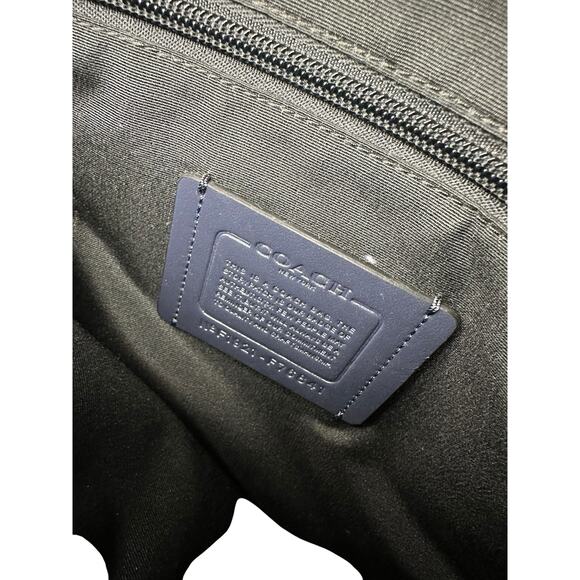 Men’s Coach Blue Camouflage Leather Backpack - Picture 5 of 9